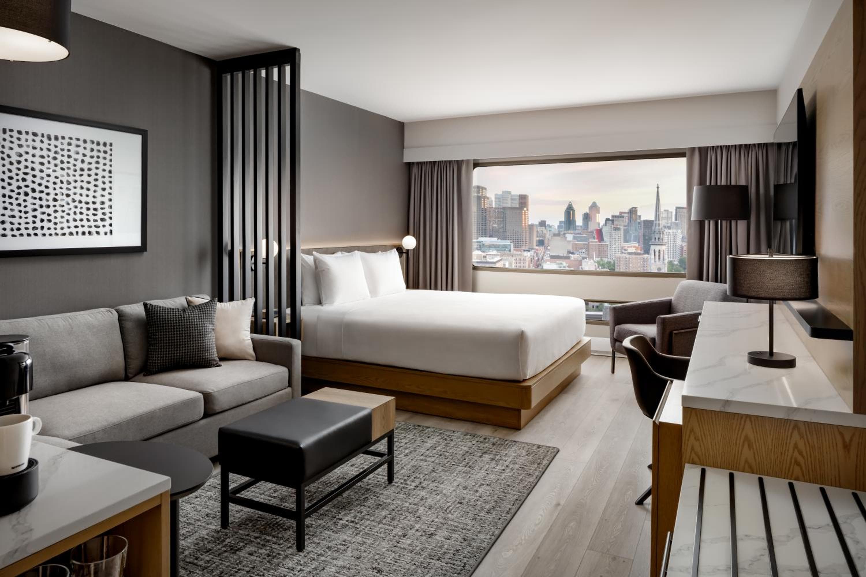 King Room with Sofa Bed and City View