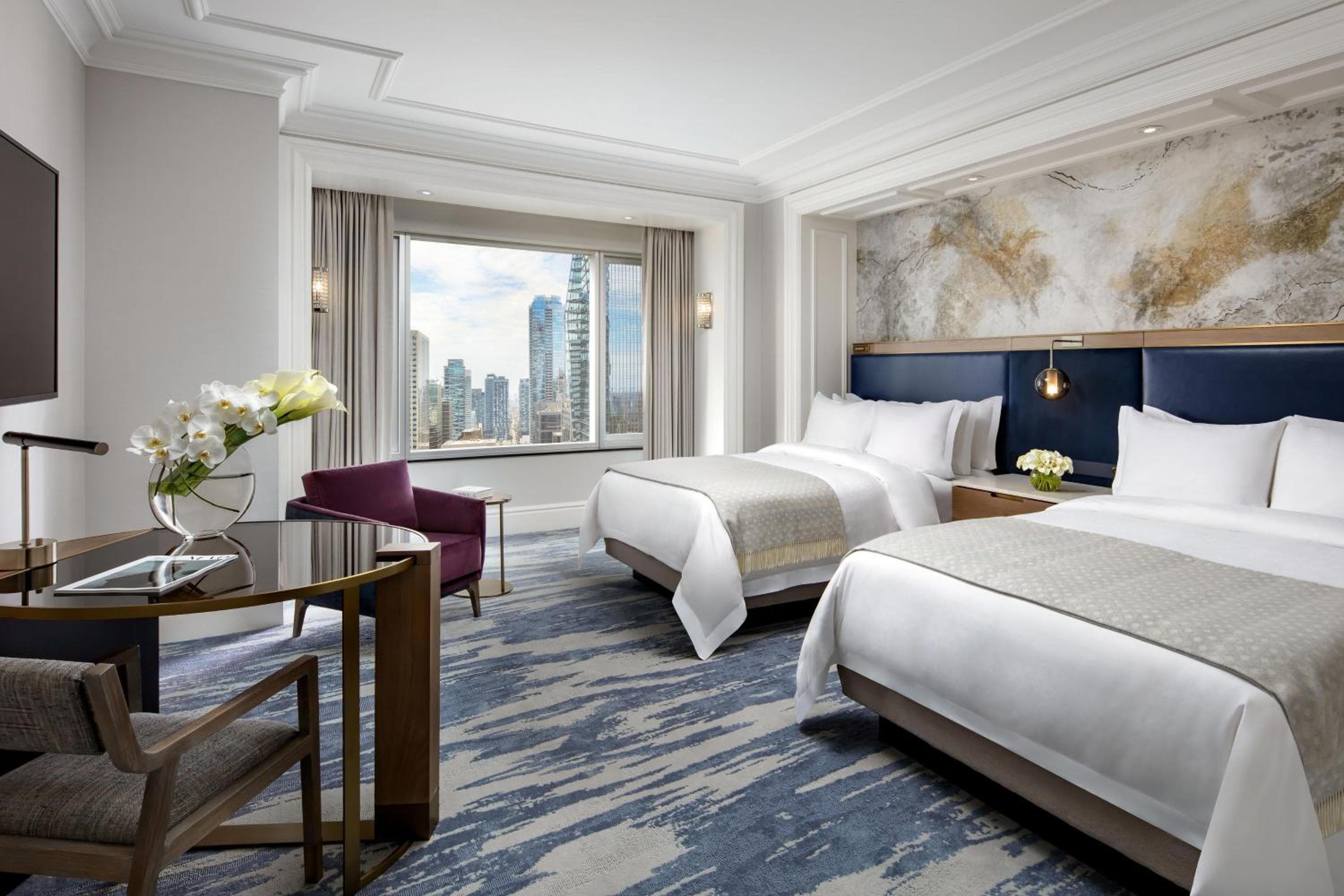 Superior, Two Double Beds, Guest room, 2 Double, City view