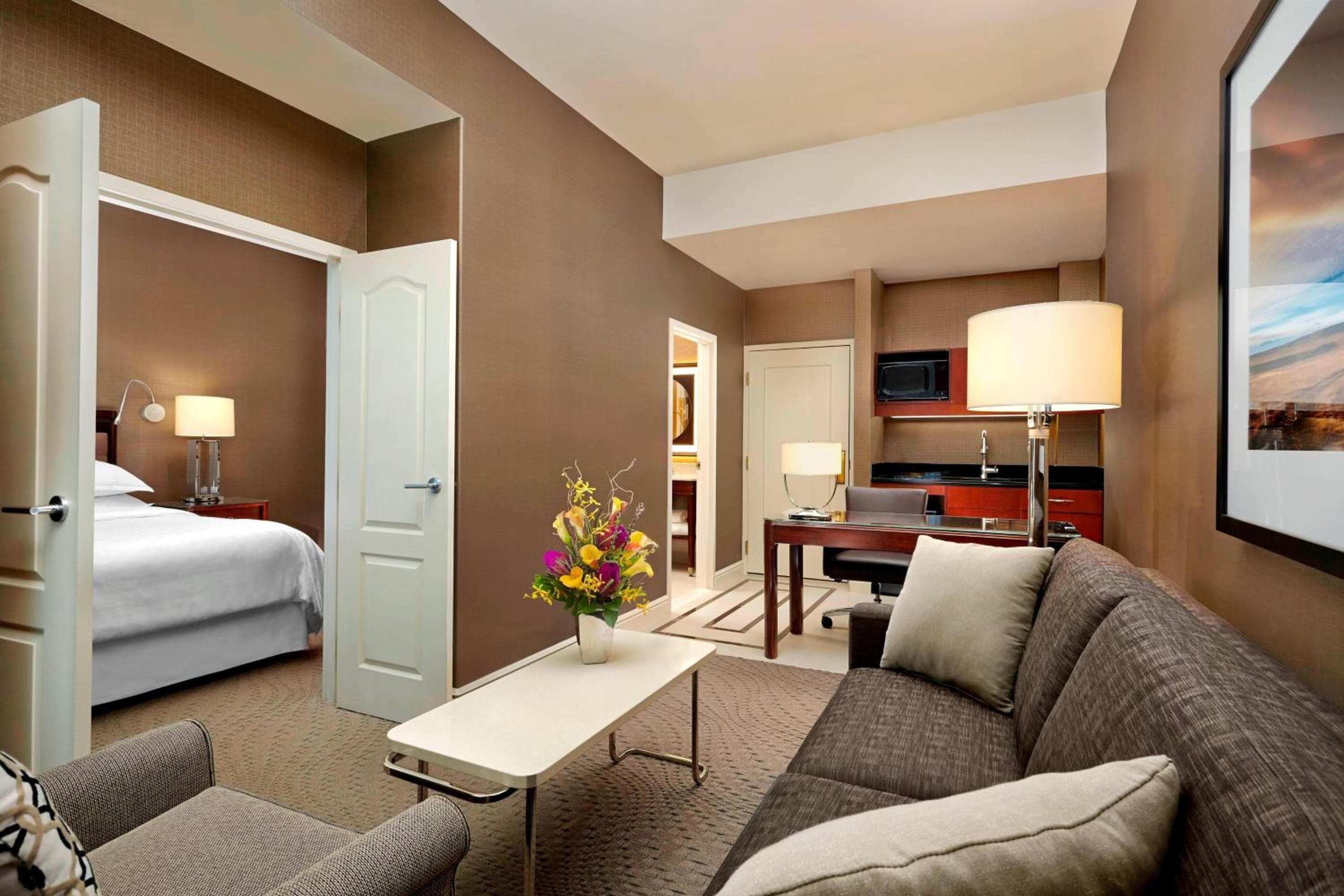 Queen Suite with Two Queen Beds and Sofa Bed