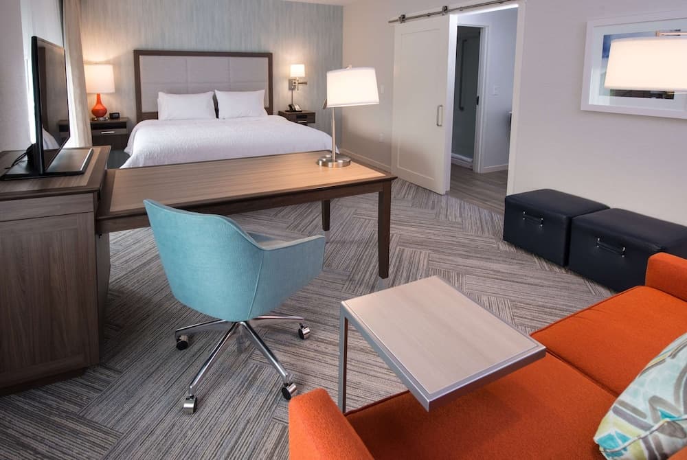 Studio Suite, 1 King Bed, Accessible, Smoking (Roll-In Shower)