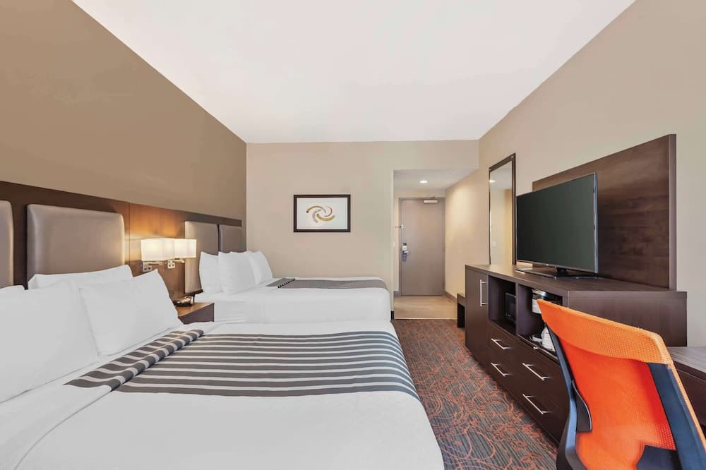 Standard Room, 2 Queen Beds, Non Smoking, Refrigerator & Microwave