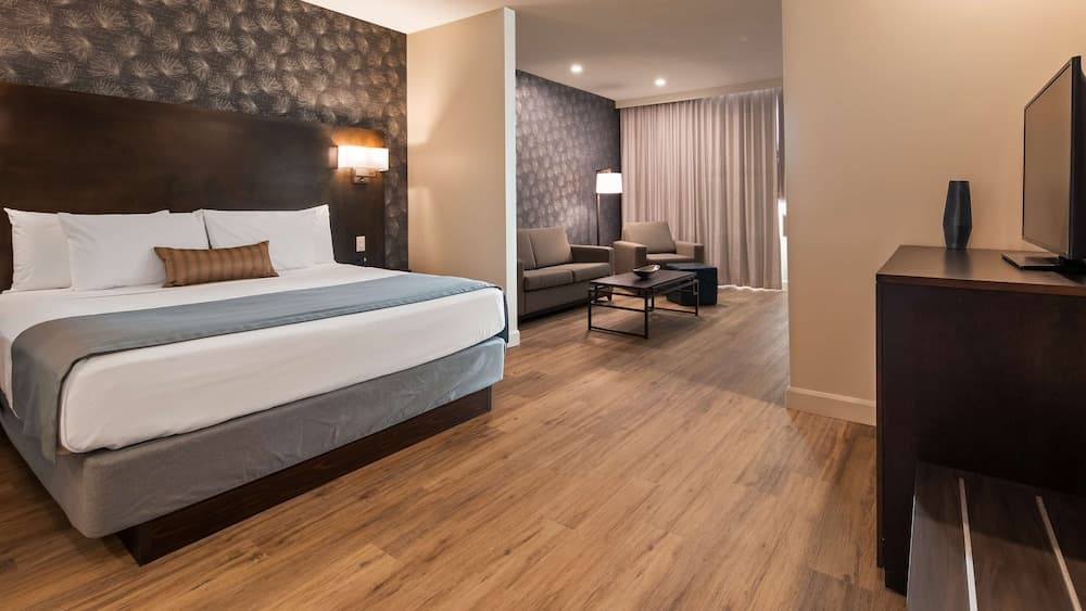 Suite, 1 King Bed with Sofa bed, Non Smoking, Refrigerator (with Sofabed)